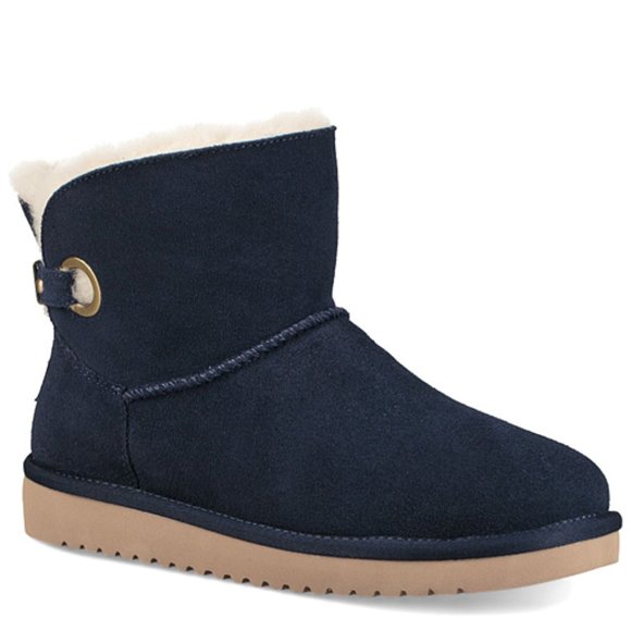 Koolaburra by UGG Remley Women Insignia Blue Womens Remley Suede Bootie Size 7